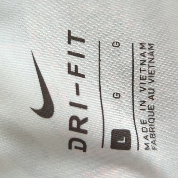 Nike Dri-Fit Workout Capri Pants LARGE Black Multi - Picture 3 of 16